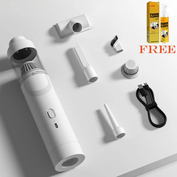 🚗Νέο προϊόν σε προσφορά💥Ασύρματη ηλεκτρική σκούπα αυτοκινήτου Slim V8 Mate Υψηλής ισχύος 13000Pa/30AW